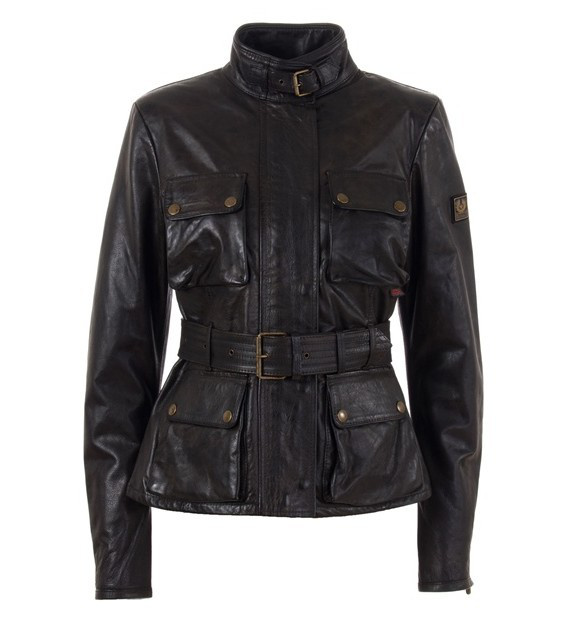 Blouson Moto En Cuir Belstaff Femme
